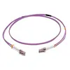 Image de 2m LC/LC OM4 LSZH Fibre Patch - Purple - Cordon de raccordement - LC multi-mode (M) pour LC multi-mode (M) - 2 m - 2 m - fibre optique - duplex - 50
