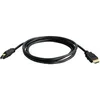 Image de 1.5m High Speed HDMI Cable with Ethernet - 4k - UltraHD - Câble HDMI avec Ethernet - HDMI mâle pour HDMI mâle - 1.5 m - blindé - noir