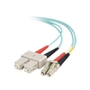 Image de LC-SC 10Gb 50/125 OM3 Duplex Multimode PVC Fiber Optic Cable (LSZH) - Câble réseau - SC multi-mode (M) pour LC multi-mode (M) - 2 m - 2 m - fibre
