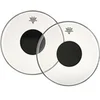 Image de Peau de tom 06'' - CS Controlled Sound transparente rond noir - CS-0306-10