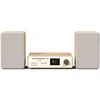 Image de Pure Système de musique stéréo HiFi classique (son 100 W, radio Internet, DAB+/FM, Bluetooth, lecteur CD, USB et Spotify Connect), blanc coton/chêne (blanc coton) en occasion ou reconditionné