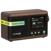 Image de Pure Classic Mini Radio Numérique Portable Dab+ et FM avec Bluetooth 5.3, Batterie 15 Heures, Écran Couleur 2,4", Sangle de Transport, Noir Café/Noyer, Compact et léger en occasion ou reconditionné