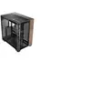 Image de Boîtier PC C8 Curve Wood Full Tower Bois Noir Transparent