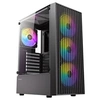 Image de AX27 RGB ELITE - Mid tower jeux - panneau latéral fenêtré (verre trempé) - pas d'alimentation - USB/Audio/Mic