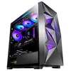 Image de Dark League DF800 FLUX - Mid tower - ATX - panneau latéral fenêtré (verre trempé) - pas d'alimentation - USB/Audio