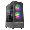 Image de NX Series NX410 - Mid tower - ATX - panneau latéral fenêtré (verre trempé) - pas d'alimentation - noir - USB/Audio