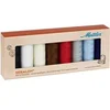 Image de Coffret 8 Fils à Coudre Polyester 200m Mettler - Finition Soyeuse et Résistance Supérieure(...) - Rouge