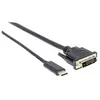 Image de 152471 DisplayPort / USB-C Adaptateur [1x USB-C mâle - 1x DisplayPort mâle] noir 100.00 cm