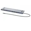 Image de Manhattan 12-in-1 - Station d'accueil - USB-C 3.2 Gen 1 - 2 x HDMI, DP - 1GbE