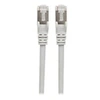 Image de Intellinet Network Patch Cable, Cat6A, 0.5m, Grey, Copper, S/FTP, LSOH / LSZH, PVC, RJ45, Gold Plated Contacts, Snagless, Booted, Lifetime Warranty,