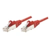 Image de Intellinet cordon de raccordement - 45 cm - rouge