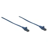 Image de Intellinet Network Patch Cable, Cat6, 1.5m, Blue, CCA, U/UTP, PVC, RJ45, Gold Plated Contacts, Snagless, Booted, Lifetime Warranty, Polybag - Cordon