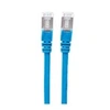 Image de Intellinet Network Patch Cable, Cat6A, 0.5m, Blue, Copper, S/FTP, LSOH / LSZH, PVC, RJ45, Gold Plated Contacts, Snagless, Booted, Lifetime Warranty,
