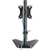 Image de Manhattan TV & Monitor Mount, Desk, Tilt/Swivel/Rotation, 1 screen, Screen Sizes: 10-27", Black, Stand Assembly, VESA 75x75 to 100x100mm, Max 7kg,