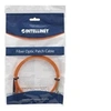 Image de Intellinet Fiber Optic Patch Cable, OM2, LC/ST, 2m, Orange, Duplex, Multimode, 50/125 µm, LSZH, Fibre, Lifetime Warranty, Polybag - Cordon de