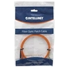 Image de Intellinet Fiber Optic Patch Cable, OM2, LC/ST, 3m, Orange, Duplex, Multimode, 50/125 µm, LSZH, Fibre, Lifetime Warranty, Polybag - Cordon de