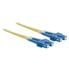 Image de Intellinet Fiber Optic Patch Cable, OS2, SC/SC, 2m, Yellow, Duplex, Single-Mode, 9/125 µm, LSZH, Fibre, Lifetime Warranty, Polybag - Cordon de