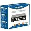 Image de Intellinet - Commutateur - 4 x 10/100/1000 (PoE+) + 1 x 10/100/1000 (liaison montante) - de bureau - PoE+ (62 W)