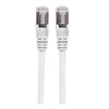 Image de Intellinet Network Patch Cable, Cat6, 3m, White, Copper, S/FTP, LSOH / LSZH, PVC, RJ45, Gold Plated Contacts, Snagless, Booted, Lifetime Warranty,