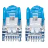 Image de Intellinet Network Patch Cable, Cat6, 30m, Blue, Copper, S/FTP, LSOH / LSZH, PVC, RJ45, Gold Plated Contacts, Snagless, Booted, Lifetime Warranty,