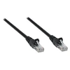 Image de Intellinet Network Patch Cable, Cat6A, 0.25m, Black, Copper, S/FTP, LSOH / LSZH, PVC, RJ45, Gold Plated Contacts, Snagless, Booted, Lifetime