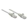 Image de Intellinet Network Patch Cable, Cat6A, 50m, Grey, Copper, S/FTP, LSOH / LSZH, PVC, RJ45, Gold Plated Contacts, Snagless, Booted, Lifetime Warranty,
