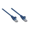 Image de Intellinet Network Patch Cable, Cat6, 0.25m, Blue, Copper, S/FTP, LSOH / LSZH, PVC, RJ45, Gold Plated Contacts, Snagless, Booted, Lifetime Warranty,
