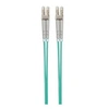Image de Intellinet Fiber Optic Patch Cable, OM3, LC/LC, 1m, Aqua, Duplex, Multimode, 50/125 µm, LSZH, Fibre, Lifetime Warranty, Polybag - Cordon de