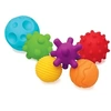 Image de 6 Balles sensorielles - Jouet pour bébé - Plastique souple - Bleu
