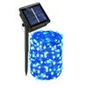 Image de 1 Set LED Guirlande Lumineuse Electrosolaire et Etanche avec 330 Lampes pour l'Espace Extérieur 10 m - Bleu