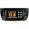 Image de Autoradio CarPlay Multimédia RoverOne Android 4Go RAM 64Go ROM GPS pour Fiat Doblo 2010 - 2015