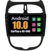 Image de Autoradio Multimédia RoverOne Android 10 4Go RAM 64Go ROM GPS CarPlay pour Peugeot 206