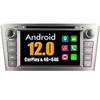 Image de Autoradio CarPlay Multimédia RoverOne Android 4Go RAM 64Go ROM GPS pour Toyota Avensis 2003 - 2008 / Argent
