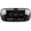 Image de Autoradio GPS RoverOne Android 10 2Go RAM 16Go ROM Noir pour Fiat 500 Abarth 2007-2013