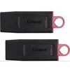 Image de Lot de 2 Clé USB DataTraveler Exodia 256GB - Avec capuchon de protection et anneaux pour porte clés - 2pcs