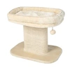 Image de Arbre à Chat en Forme de Tour 50CM, Tour à Gratter en Sisal pour Chaton, Beige