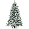 Image de Sapin de Noël artificiel illuminé structure automatique avec Base en Fer, 180cm
