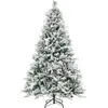 Image de Sapin de Noël avec Lumières, Fonction Minuterie, Aiguilles en PVC, Vert, 180 cm