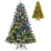 Image de Sapin de Noël Artificiel Pré-éclairé 150/180 cm,11 Modes d'Eclairage,180cm