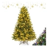 Image de Sapin de noël artificiel 180cm arbre de noël artificiel avec 350 lumières led