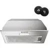 Image de - Hotte Aspirante Encastrable 52cm - 350 m³/h - 3 Vitesses - Acier Inox