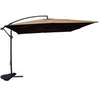 Image de Parasol marron déporté carré 3 x 3 m SOLENZARA