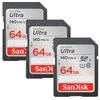 Image de 3PCS Ultra SDXC UHS-I U1 64 Go 140 Mo/s Full HD vidéo Carte SDXC appareil photo caméra