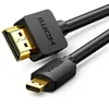 Image de Câble Micro HDMI Mâle vers HDMI Mâle Cordon Haut Débit Supporte 4K 60Hz 3D Ethernet ARC Compatible avec ASUS Zenbook Huawei MediaPad Lenovo Yoga 710