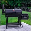 Image de Barbecue Grand Champ Offset Smoker - noir - 145 x 180 x 80 cm - de chez Char-Griller