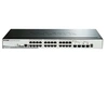Image de SmartPro DGS-1510-28P - Commutateur - C3 - Géré - 24 x 10/100/1000 (PoE+) + 2 x Gigabit SFP + 2 x 10 Gigabit SFP+ - de bureau, Montable sur rack -