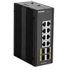 Image de DIS 300G-12SW - Commutateur - Géré - 8 x 10/100/1000 + 4 x 100/1000 SFP - Montage sur rail DIN, fixation murale