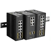 Image de DIS 300G-8PSW - Commutateur - Géré - 4 x 10/100/1000 (PoE+) + 2 x 10/100/1000 + 2 x 100/1000 SFP - Montage sur rail DIN, fixation murale - PoE+ (120