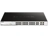 Image de DGS 1210-28MP - Commutateur - intelligent - 24 x 10/100/1000 (PoE+) + 4 x combo Gigabit - de bureau, Montable sur rack - PoE+ (370 W)