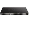 Image de DGS 1250-52XMP - Commutateur - L3 Lite - intelligent - 48 x 10/100/1000 (PoE) + 4 x 10 Gigabit SFP+ - Montable sur rack - PoE (370 W)